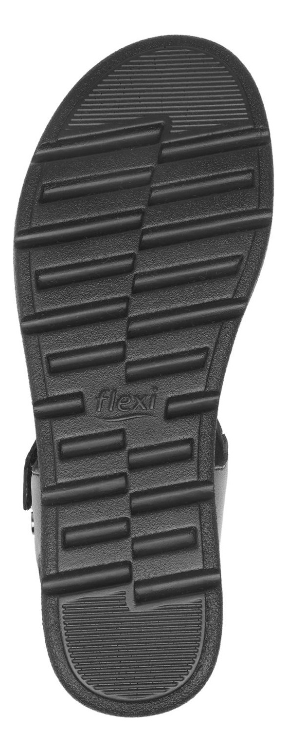 SANDALIAS MUJER FLEXI CUERO NEGRO DARIANA - 5