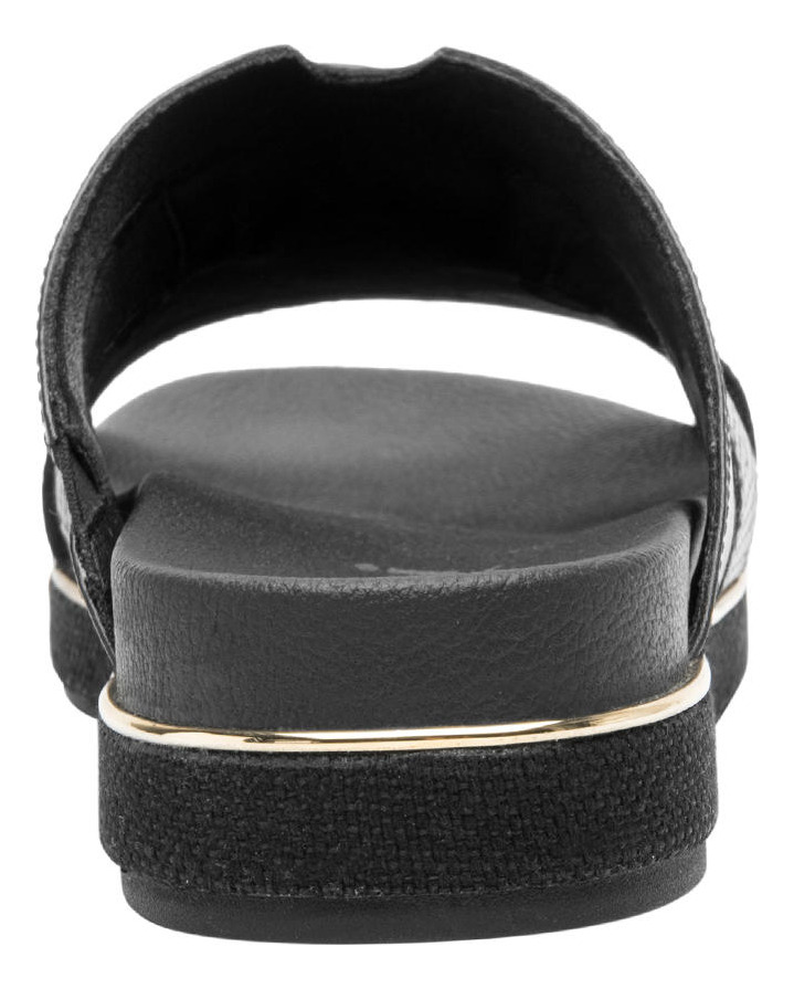 SANDALIAS MUJER FLEXI CUERO NEGRO DEYNA - 4