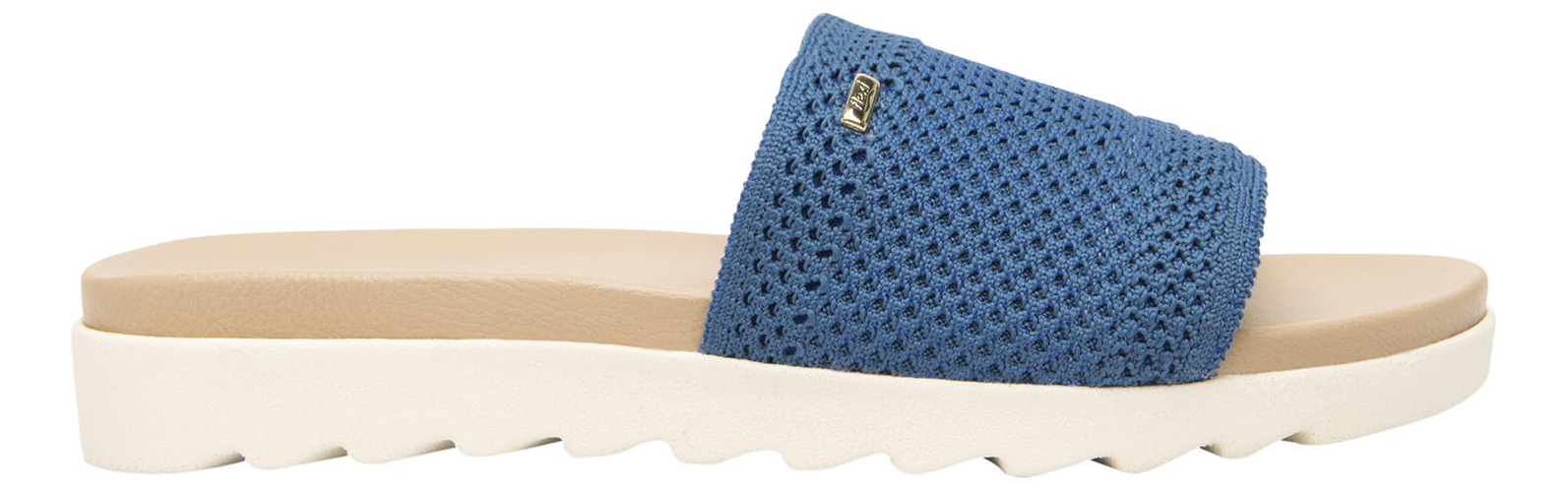 SANDALIAS MUJER FLEXI TEXTIL AZUL NORAH - 1