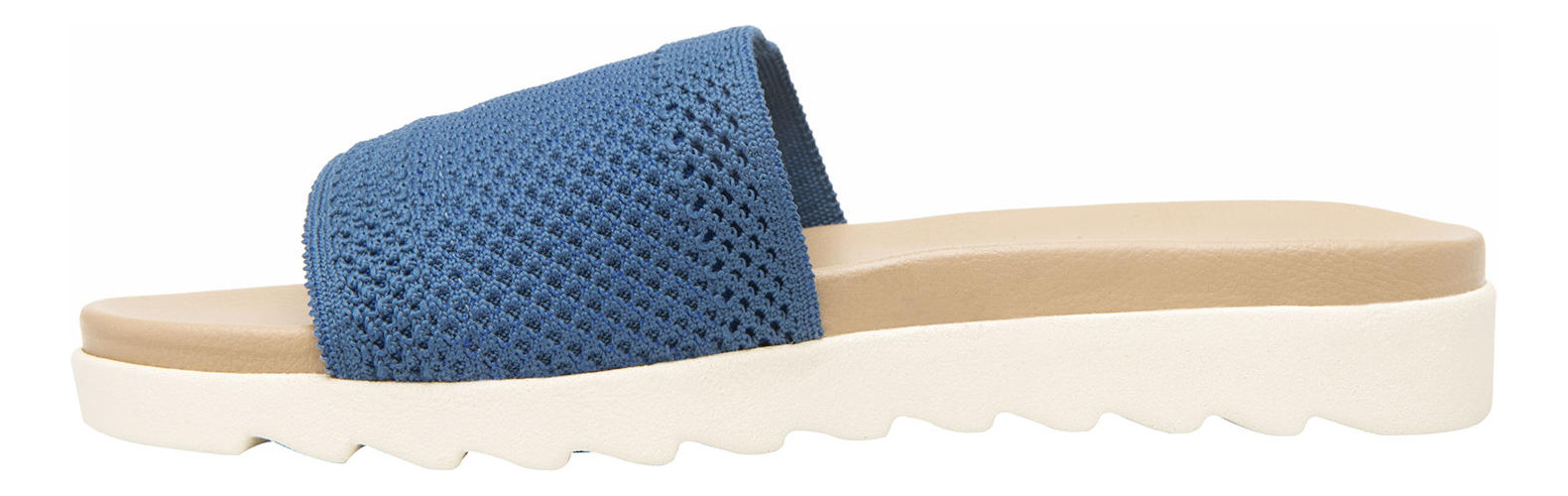 SANDALIAS MUJER FLEXI TEXTIL AZUL NORAH - 4