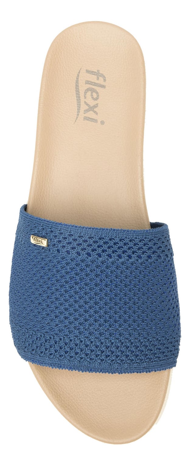 SANDALIAS MUJER FLEXI TEXTIL AZUL NORAH - 6