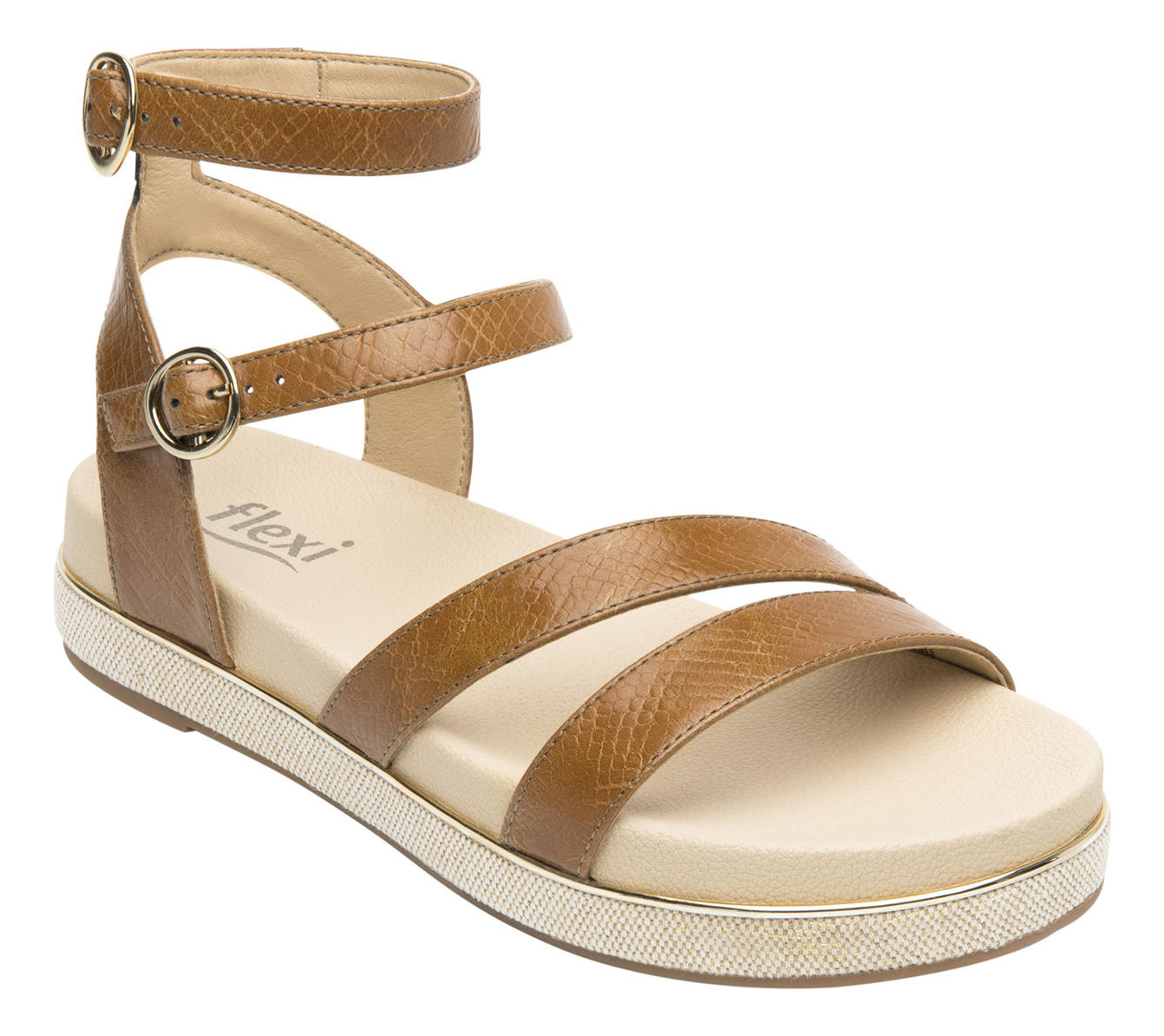 SANDALIAS MUJER FLEXI DEYNA CAFÉ - 2