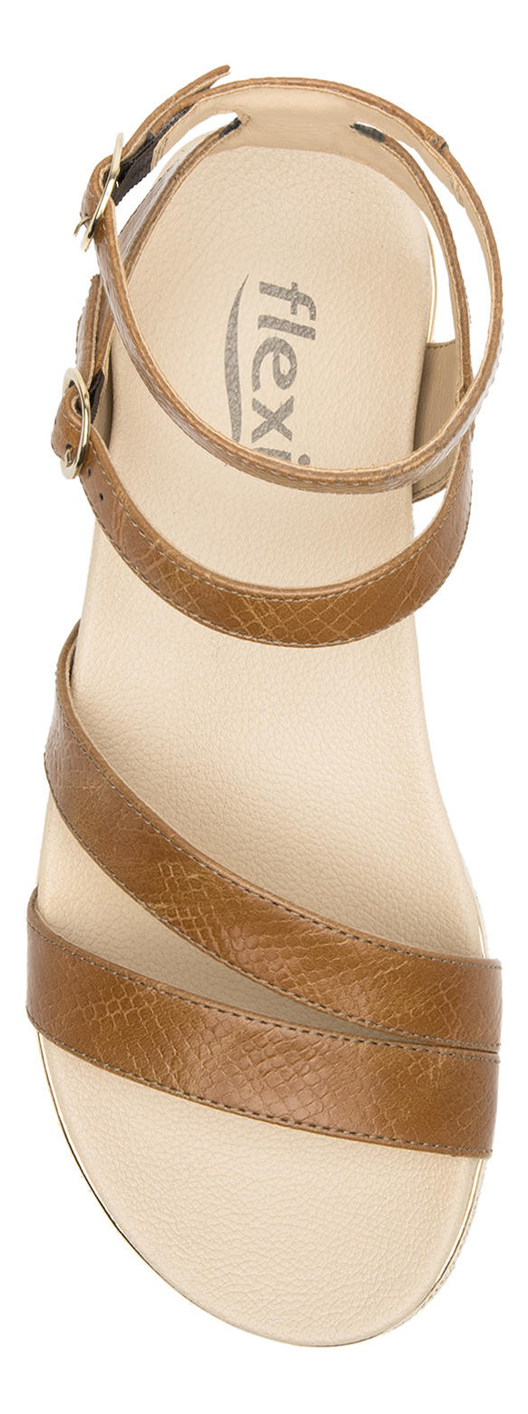 SANDALIAS MUJER FLEXI DEYNA CAFÉ - 5