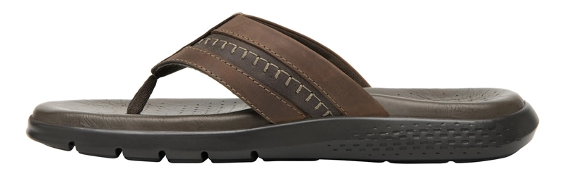 SANDALIAS HOMBRE FLEXI CUERO ODIN CAFÉ - 5