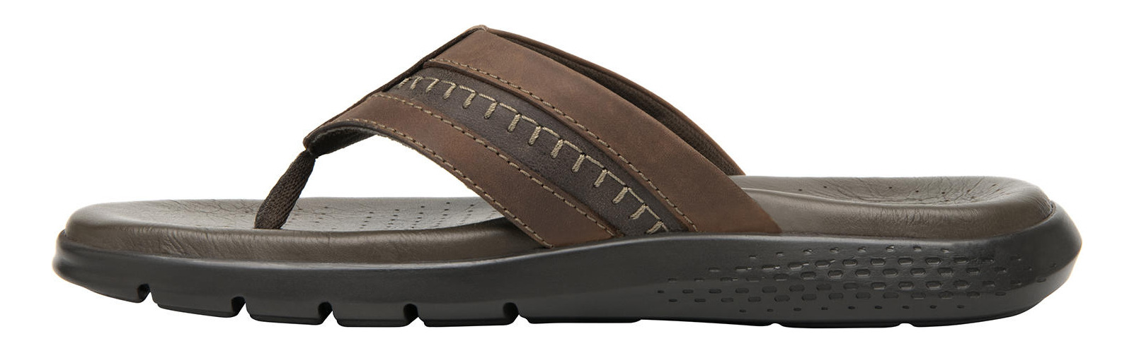 SANDALIAS HOMBRE FLEXI CUERO ODIN CAFÉ - 5