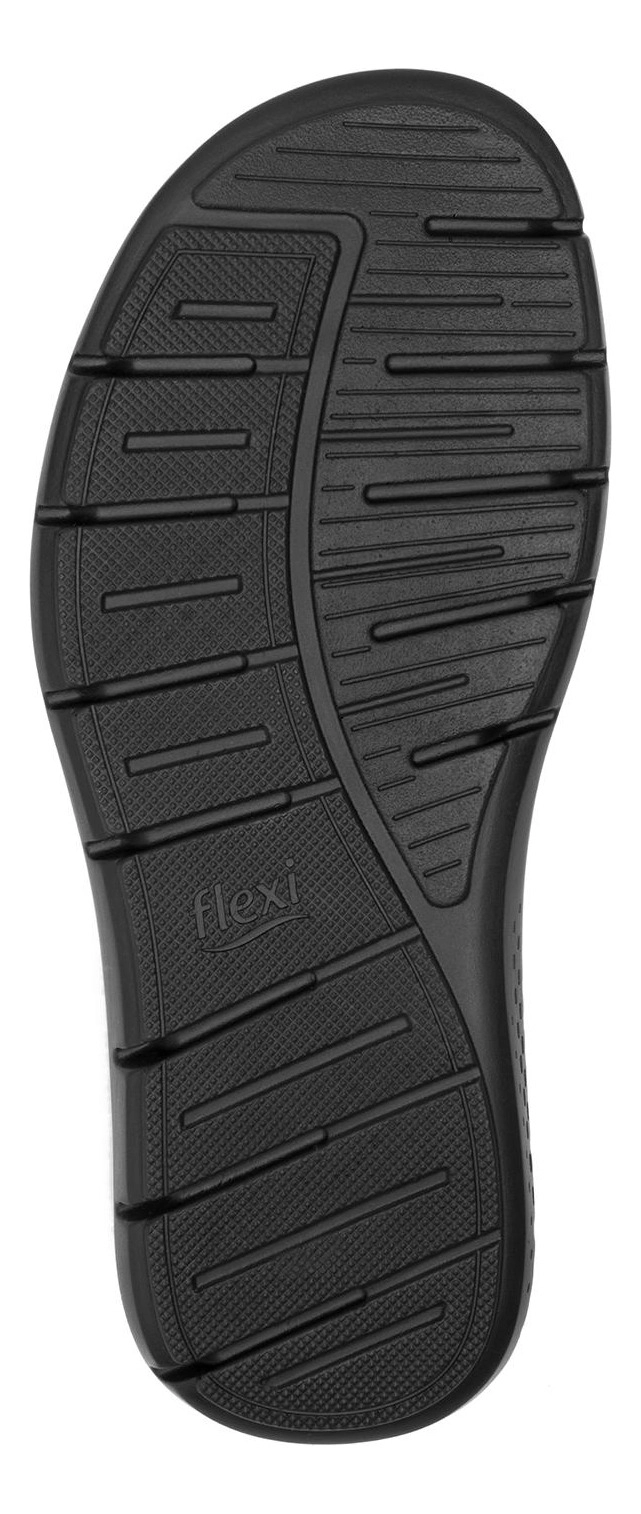 SANDALIAS HOMBRE FLEXI CUERO NEGRO ODIN - 7