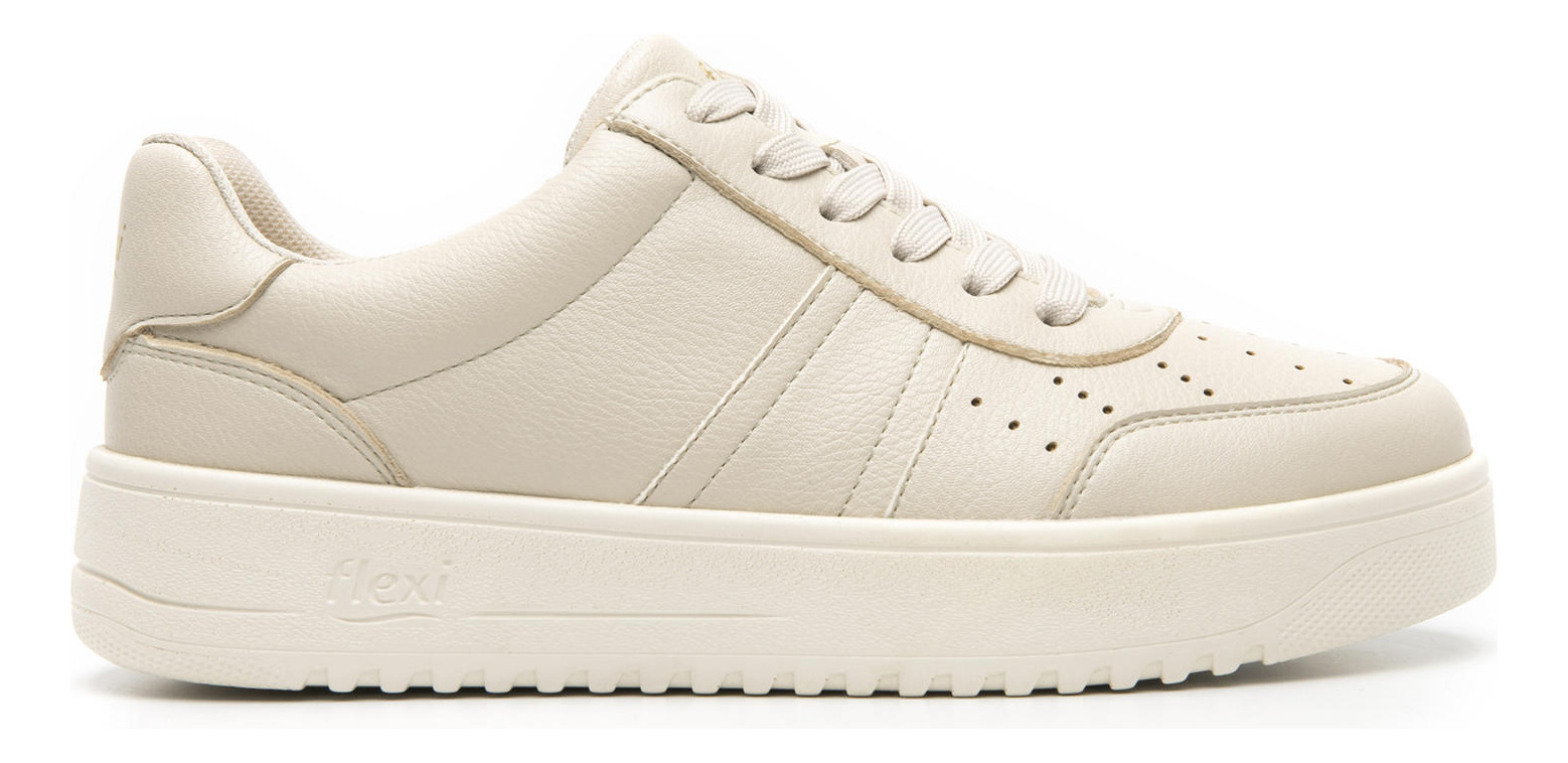 ZAPATILLAS MUJER FLEXI URBANAS BEIGE JESSY 103504 - 1