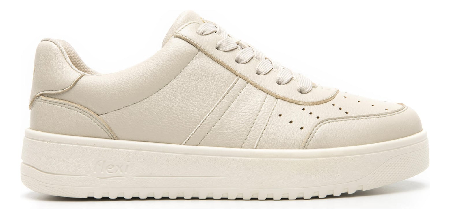 ZAPATILLAS MUJER FLEXI URBANAS BEIGE JESSY 103504 - 1