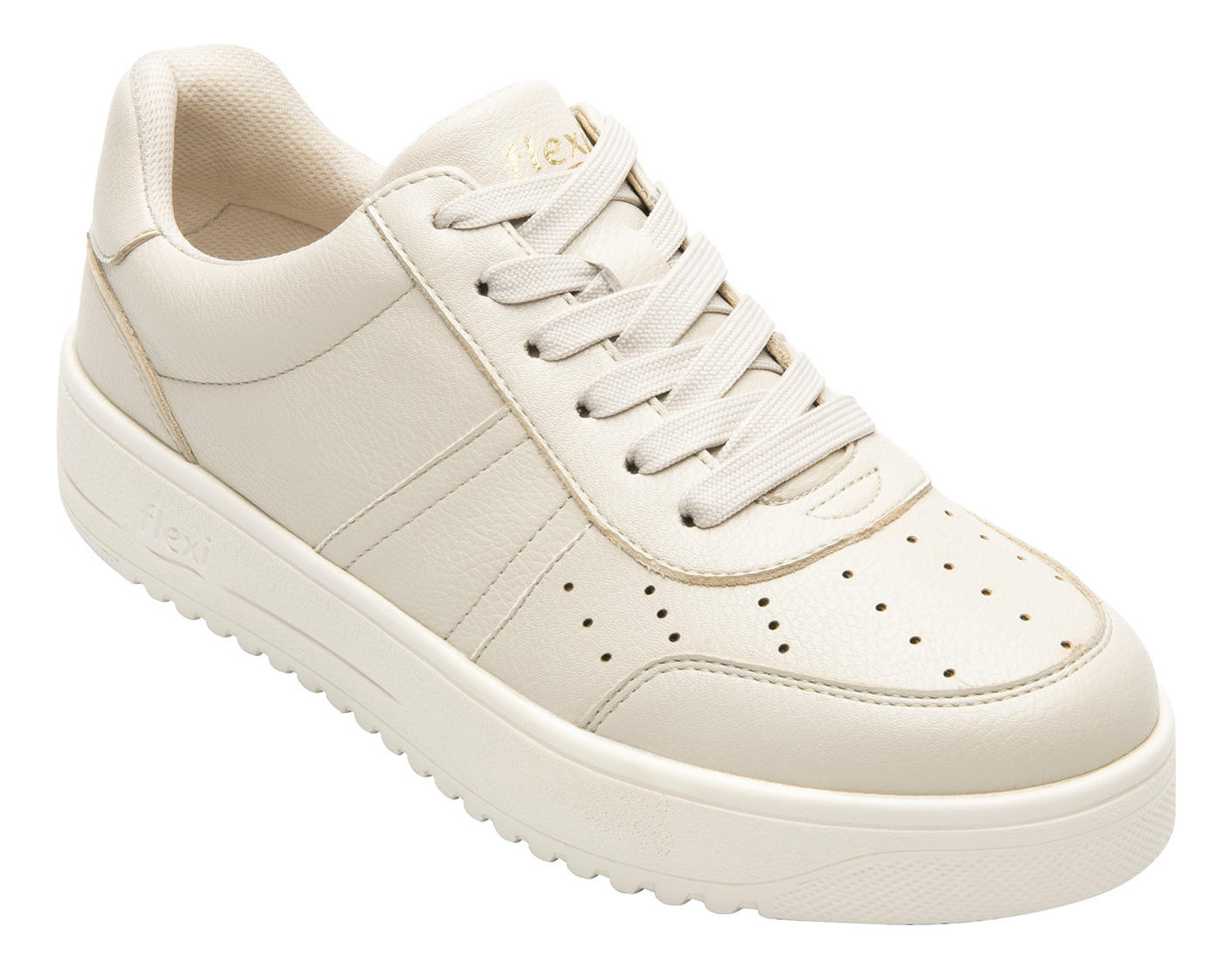 ZAPATILLAS MUJER FLEXI URBANAS BEIGE JESSY 103504 - 2