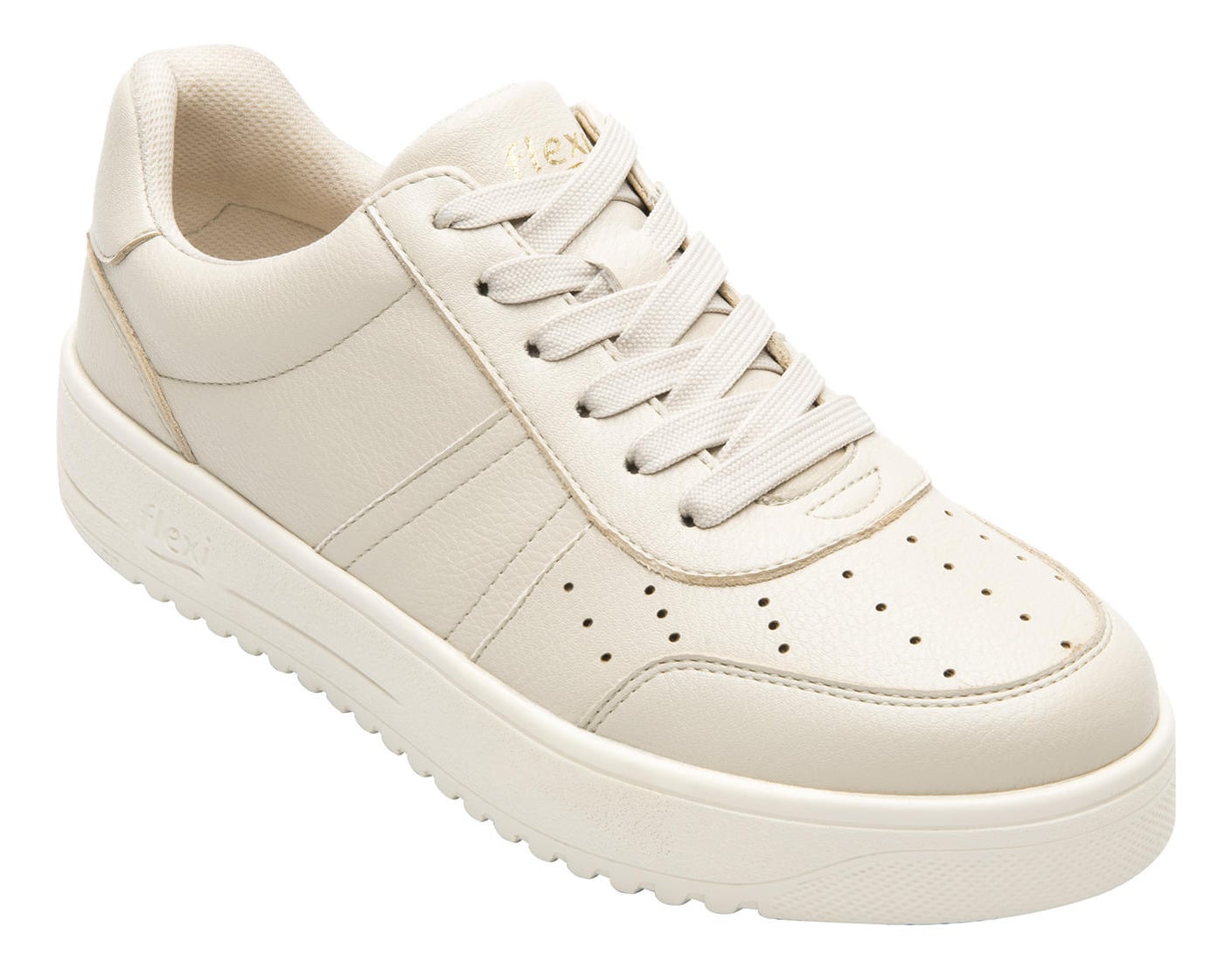 ZAPATILLAS MUJER FLEXI URBANAS BEIGE JESSY 103504 - 2