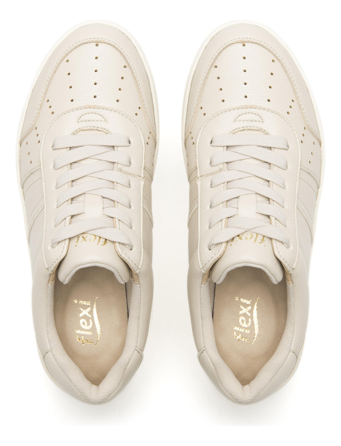 ZAPATILLAS MUJER FLEXI URBANAS BEIGE JESSY 103504 - 6