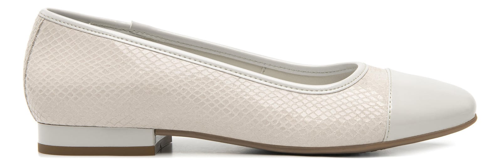 BALLERINAS MUJER FLEXI CUERO BLANCO KIRSTEN 119903 - 1