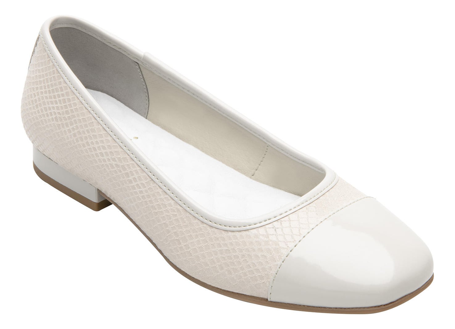 BALLERINAS MUJER FLEXI CUERO BLANCO KIRSTEN 119903 - 2