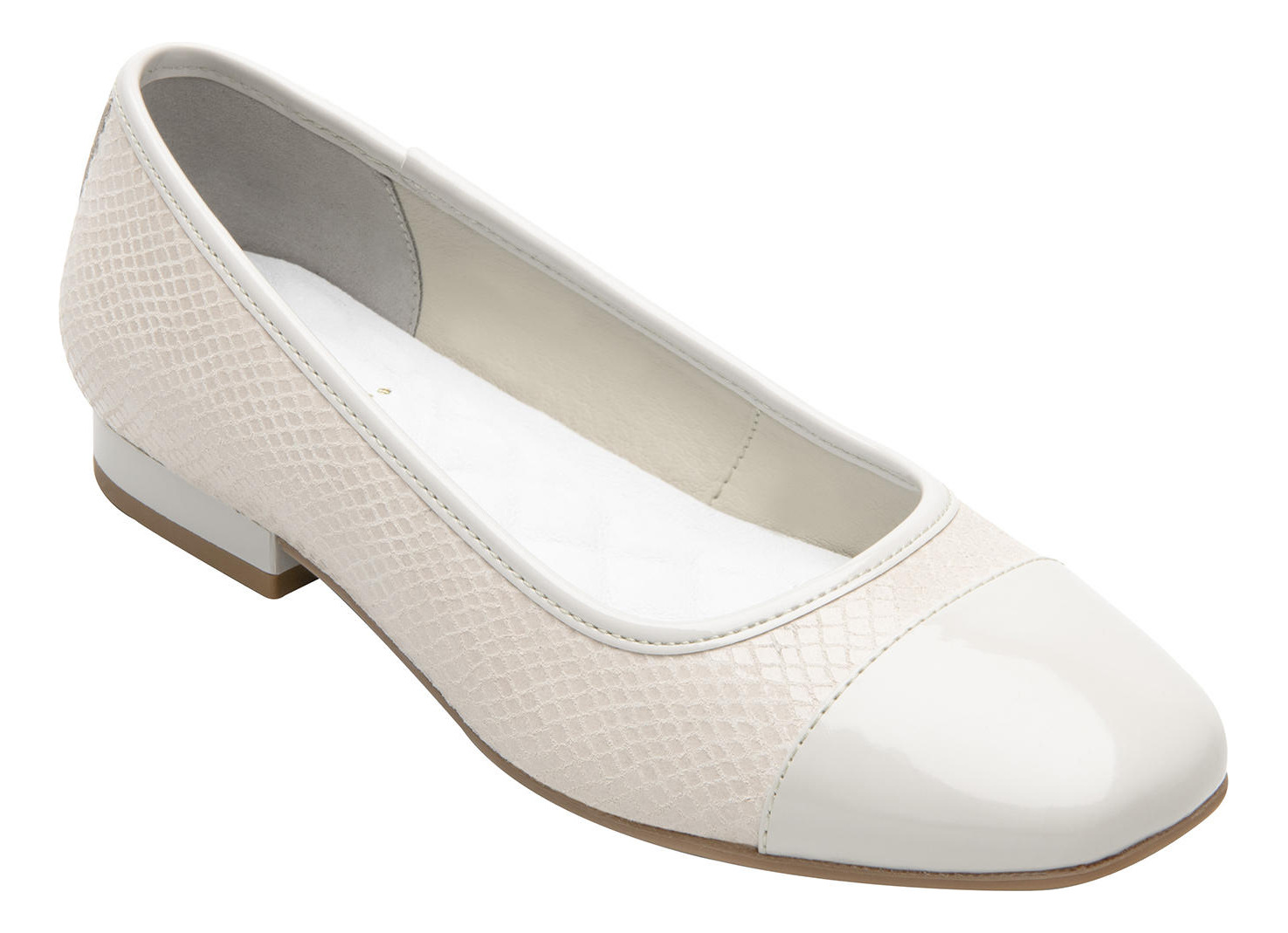 BALLERINAS MUJER FLEXI CUERO BLANCO KIRSTEN 119903 - 2