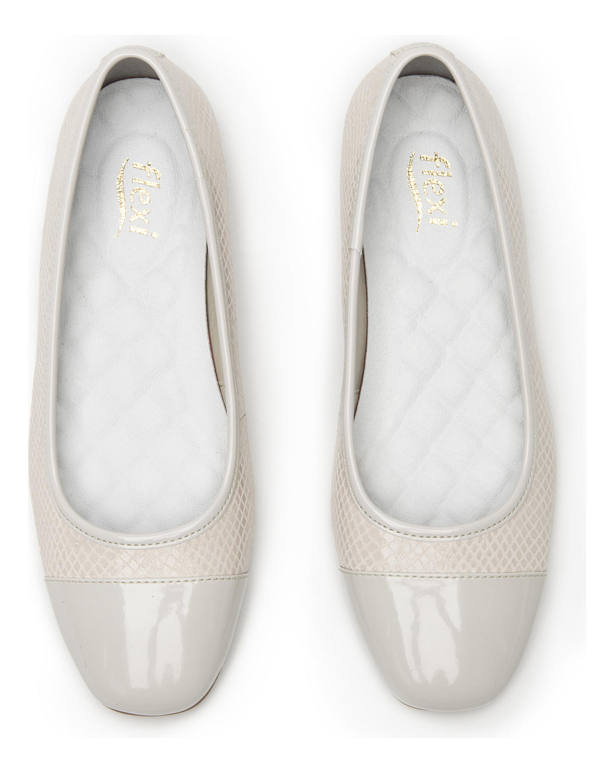 BALLERINAS MUJER FLEXI CUERO BLANCO KIRSTEN 119903 - 6