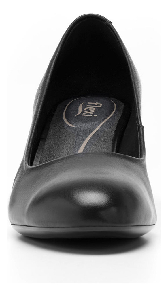 ZAPATO FLEXI MUJER CUERO PIPA 124401 NEGRO - 5