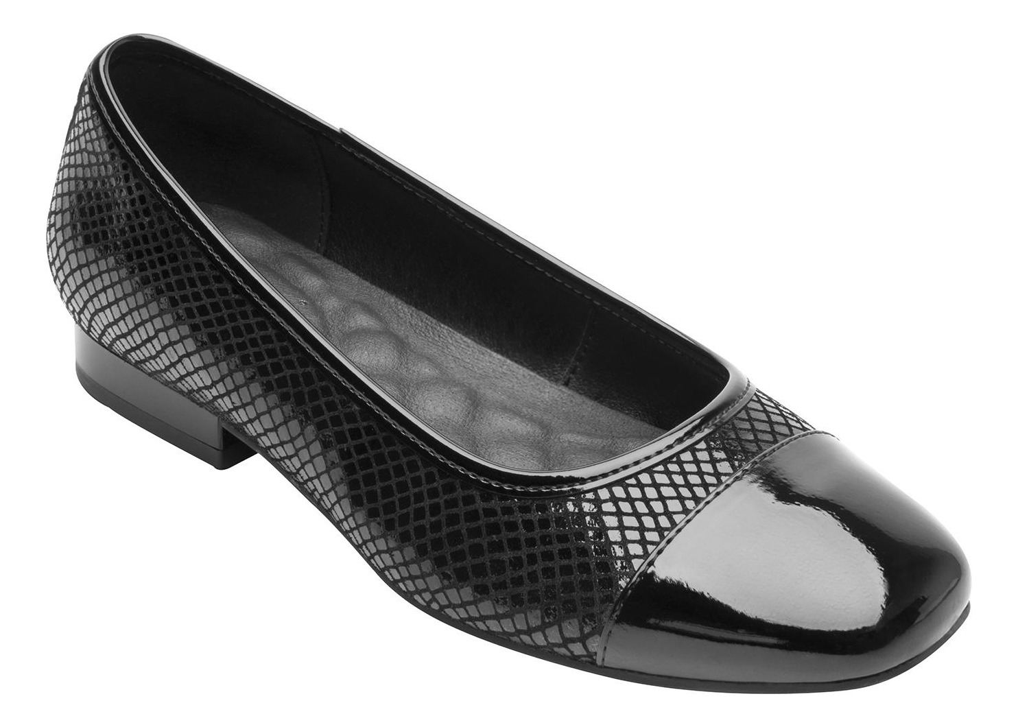 BALLERINAS MUJER FLEXI CUERO NEGRO KIRSTEN 119903 - 2