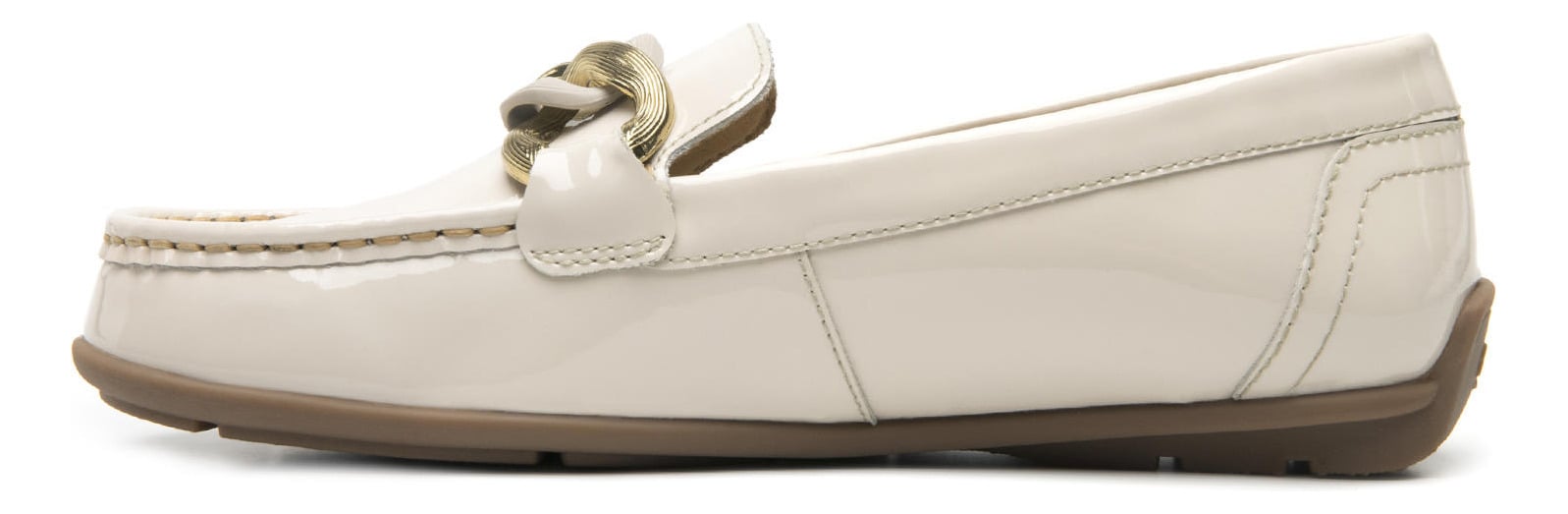 MOCASINES MUJER FLEXI CUERO PAMELA 124304 BLANCO PERLA - 3
