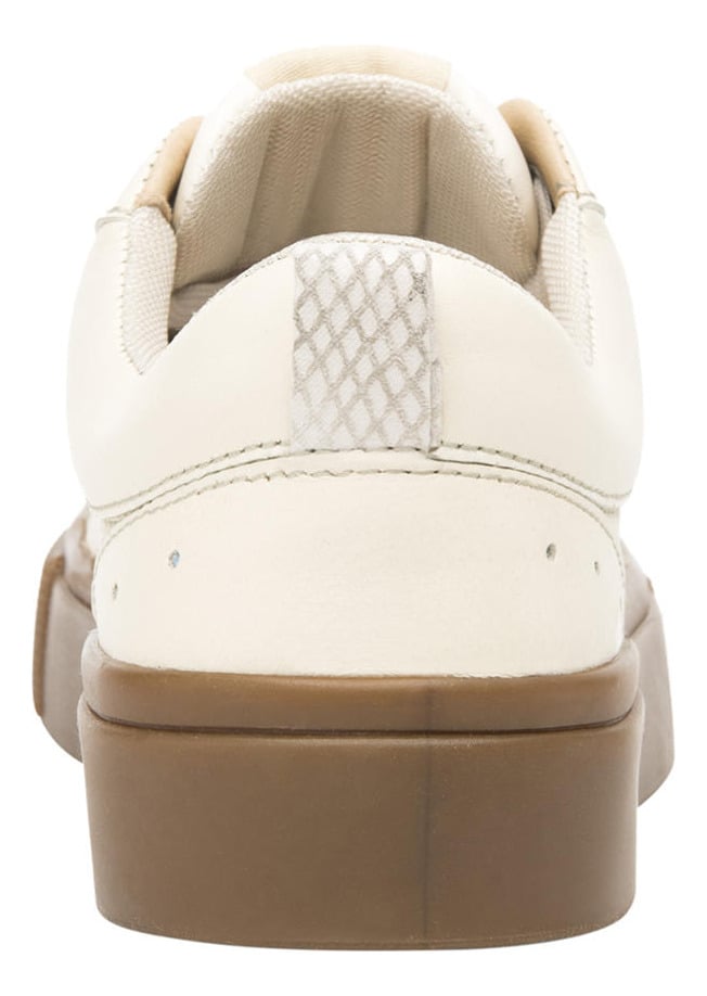 ZAPATILLA FLEXI MUJER CUERO NIKIA 120201 BLANCO CREMA - 4