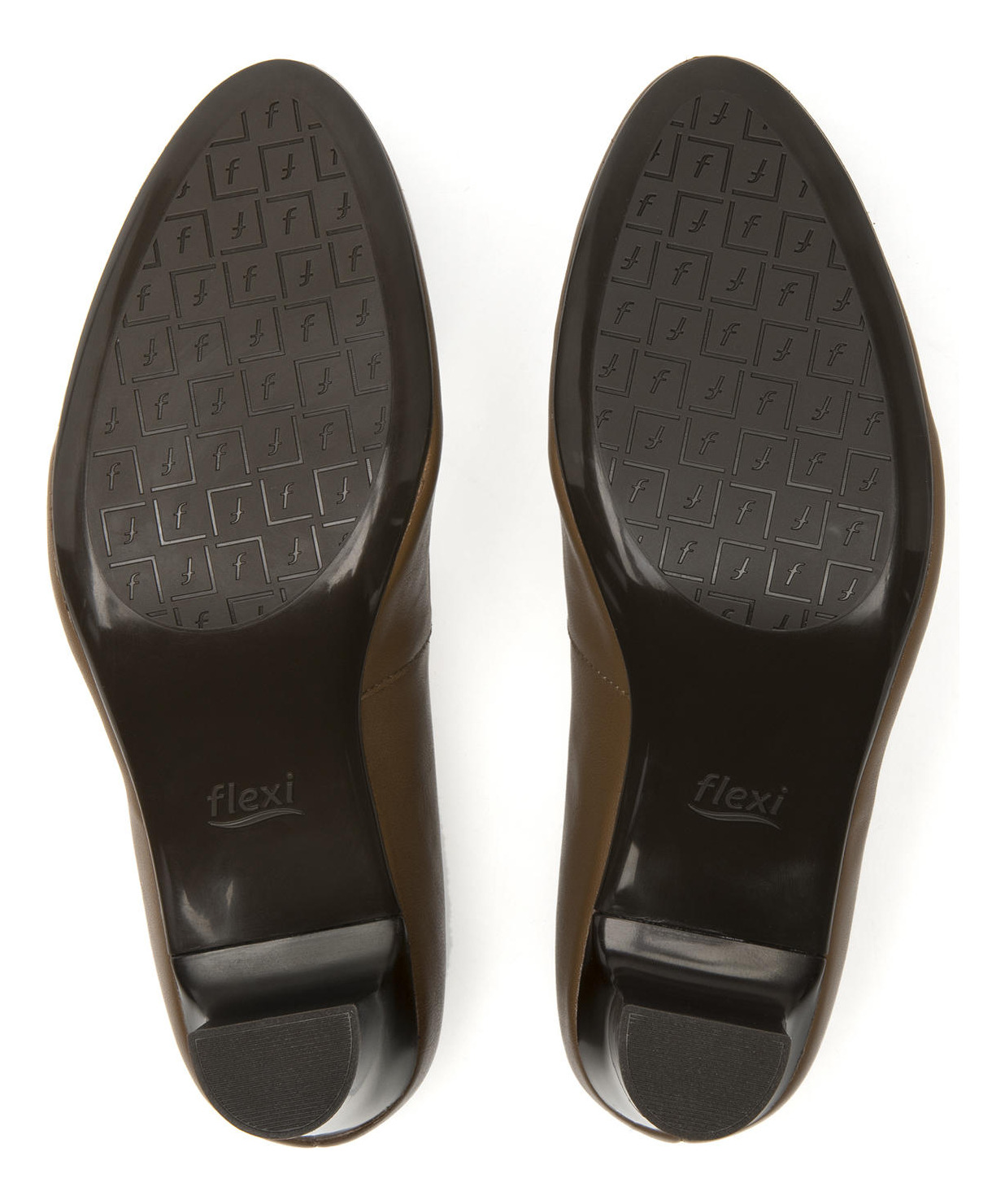 ZAPATO FLEXI MUJER CUERO PIPA 124401 CAFE - 7