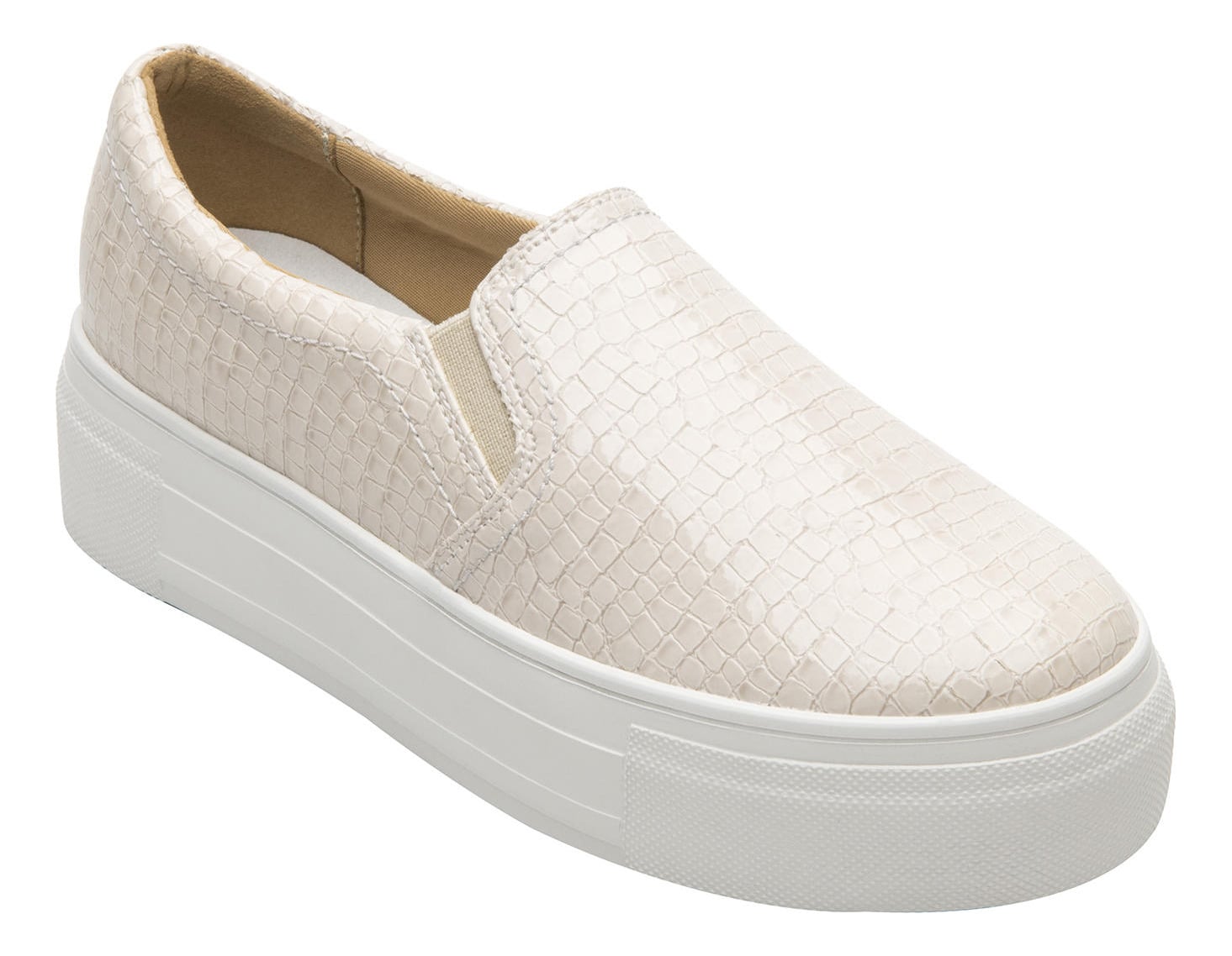 ZAPATILLAS MUJER FLEXI URBANAS BLANCO INVIERNO LINA 125403 - 2