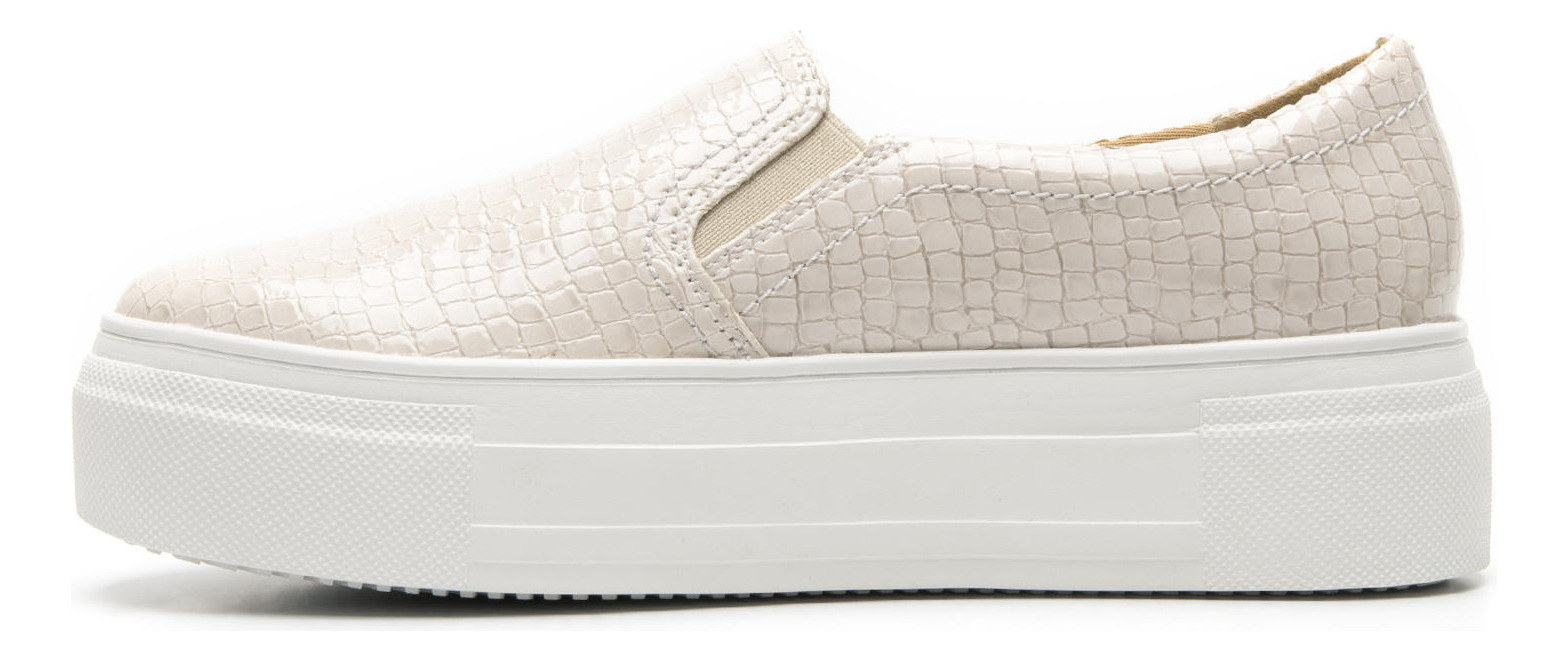 ZAPATILLAS MUJER FLEXI URBANAS BLANCO INVIERNO LINA 125403 - 3