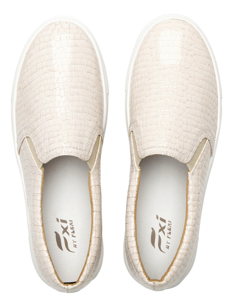 ZAPATILLAS MUJER FLEXI URBANAS BLANCO INVIERNO LINA 125403 - 6