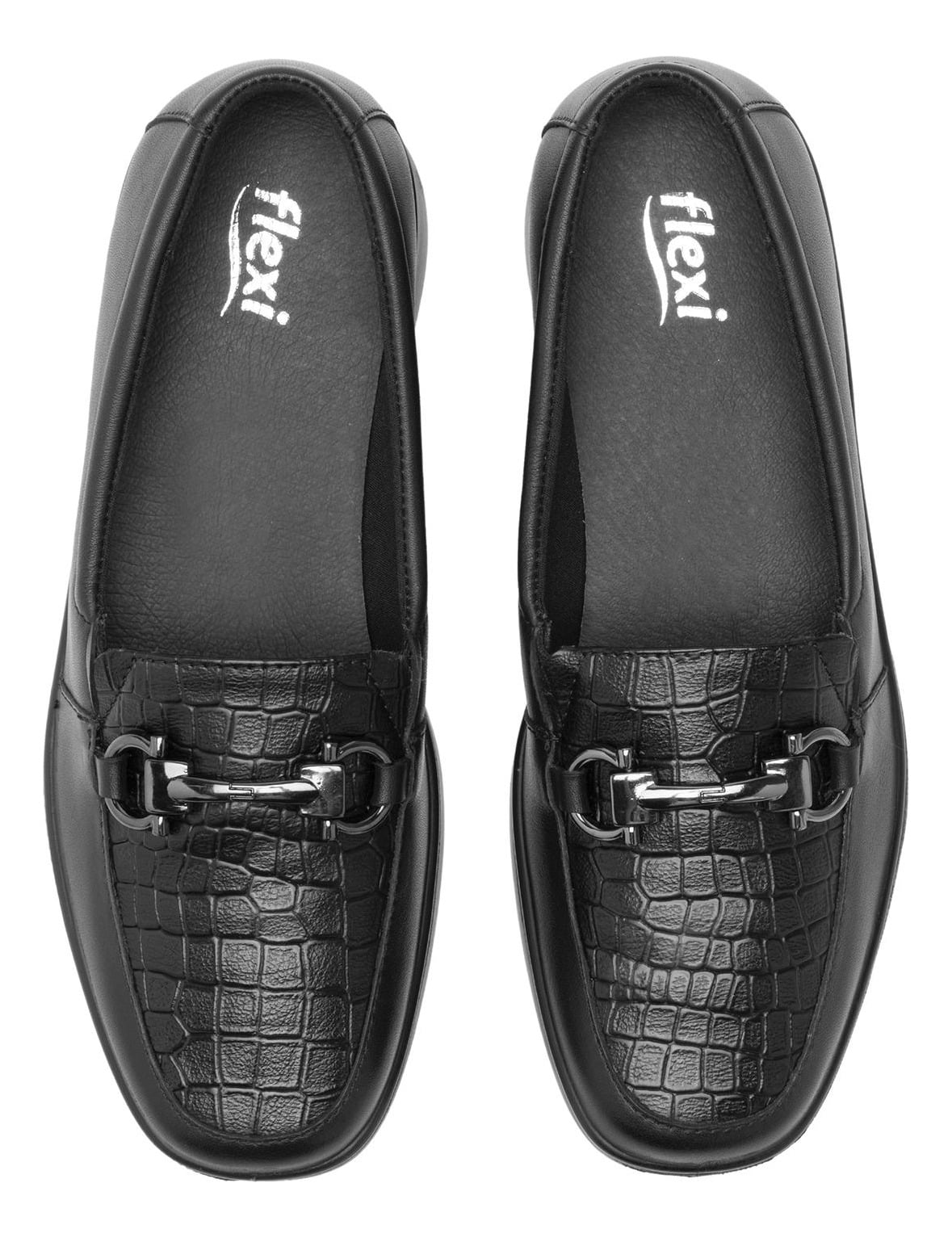MOCASIN FLEXI MUJER CUERO JENELLE 124502 NEGRO - 6