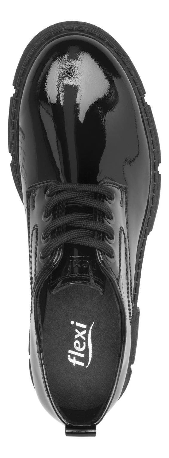 MOCASINES MUJER FLEXI CUERO DUNE 124603 NEGRO - 4