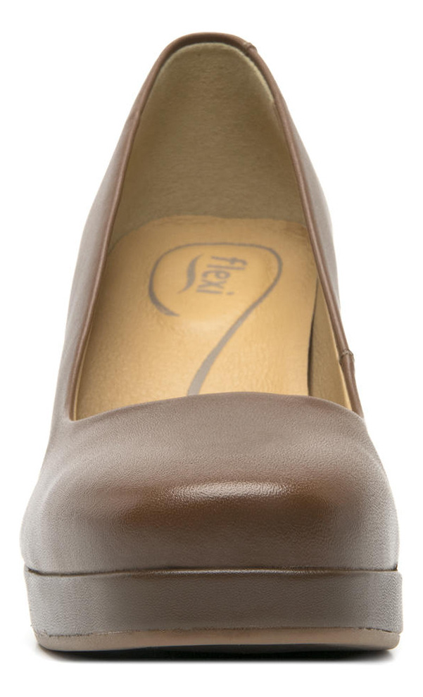 ZAPATO FLEXI MUJER CUERO MACKENZIE 127201 CAFE - 4