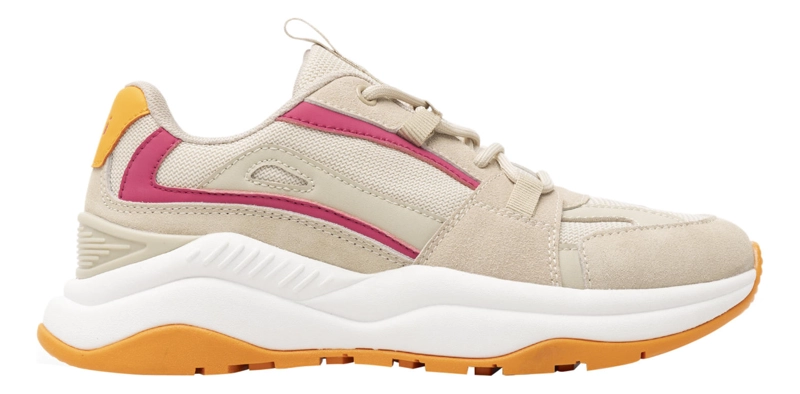 ZAPATILLAS MUJER FLEXI CASUALES BEIGE NAMI 124903 - 1