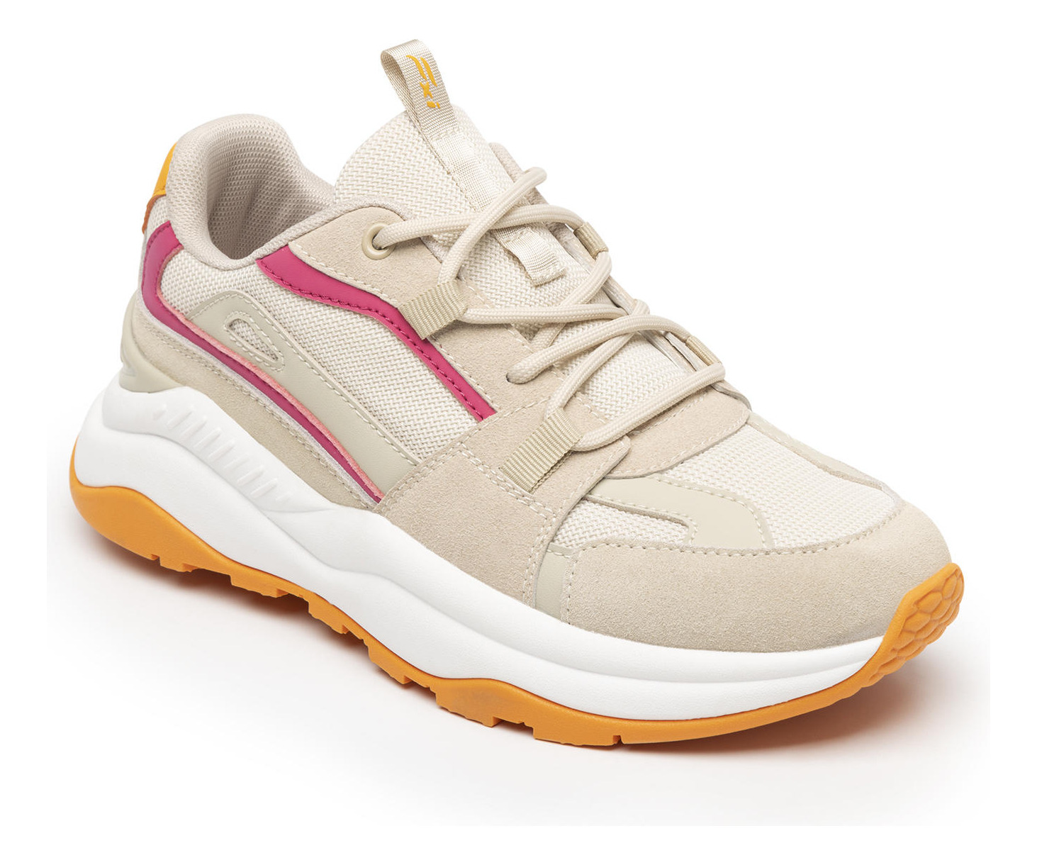 ZAPATILLAS MUJER FLEXI CASUALES BEIGE NAMI 124903 - 2