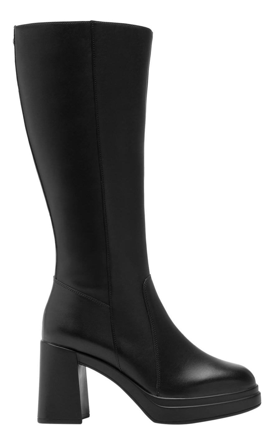 BOTAS MUJER FLEXI CUERO NEGRO MANDY 127403 - 1