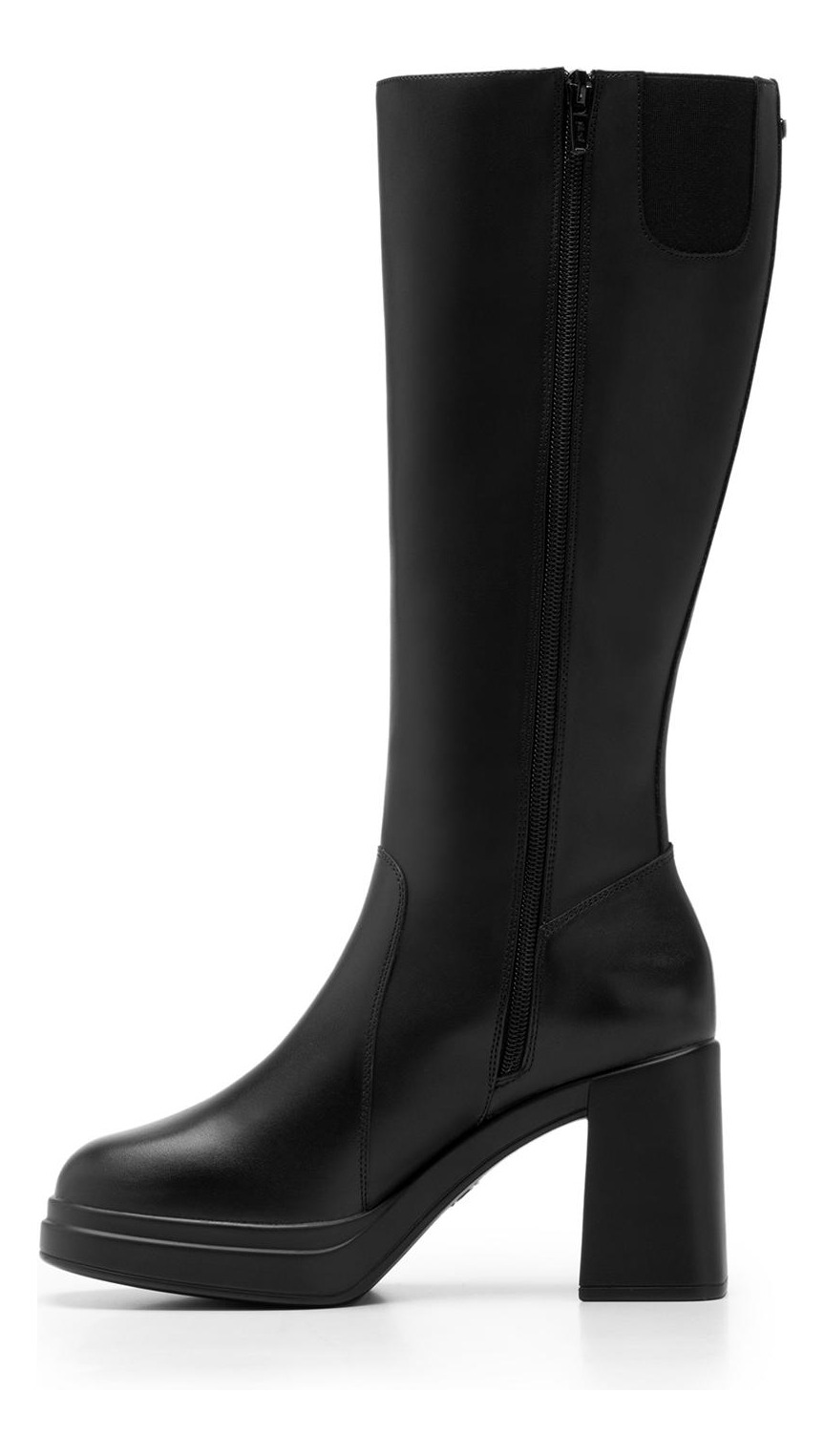 BOTAS MUJER FLEXI CUERO NEGRO MANDY 127403 - 3