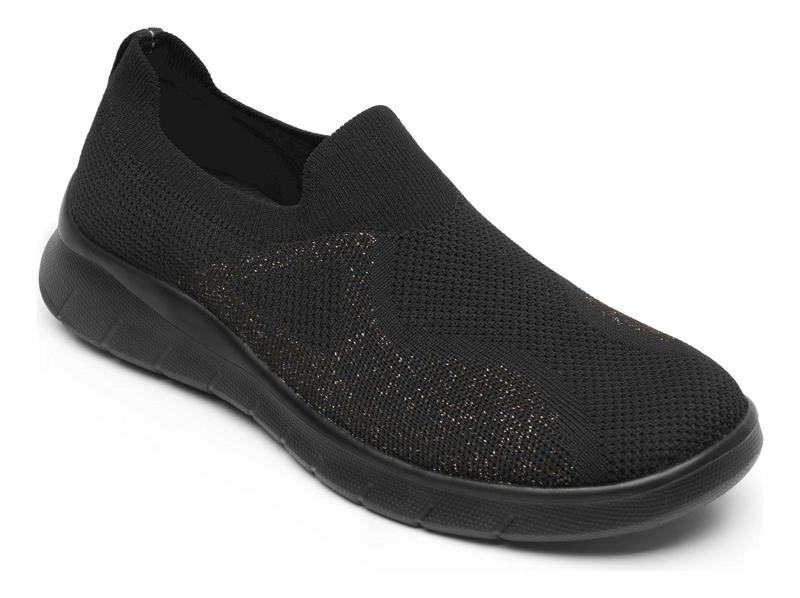 ZAPATILLA MUJER ASHLEY 125601 NEGRA - 2