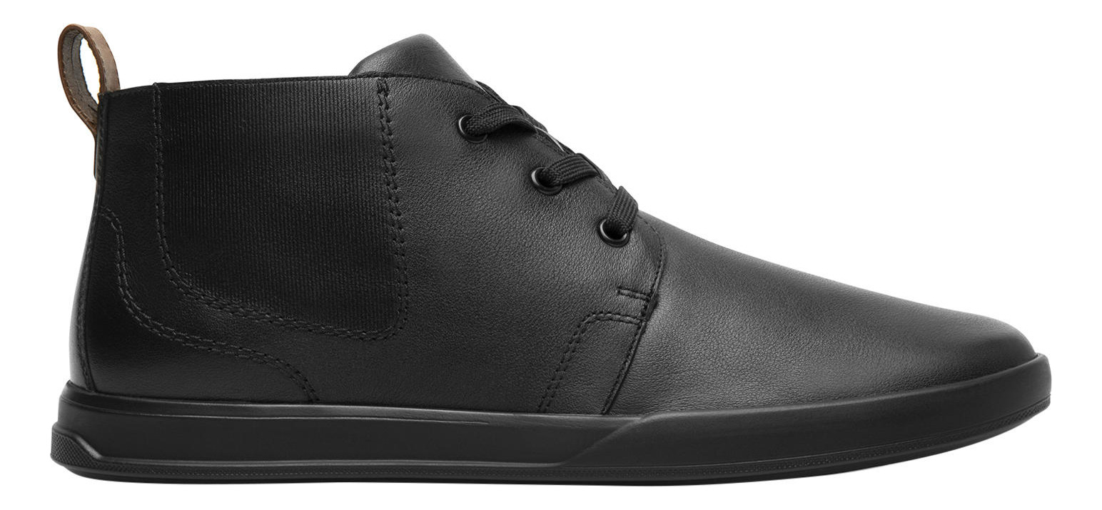 ZAPATILLAS HOMBRE FLEXI CASUALES NEGRO CUERO CRETA 412405 - 1