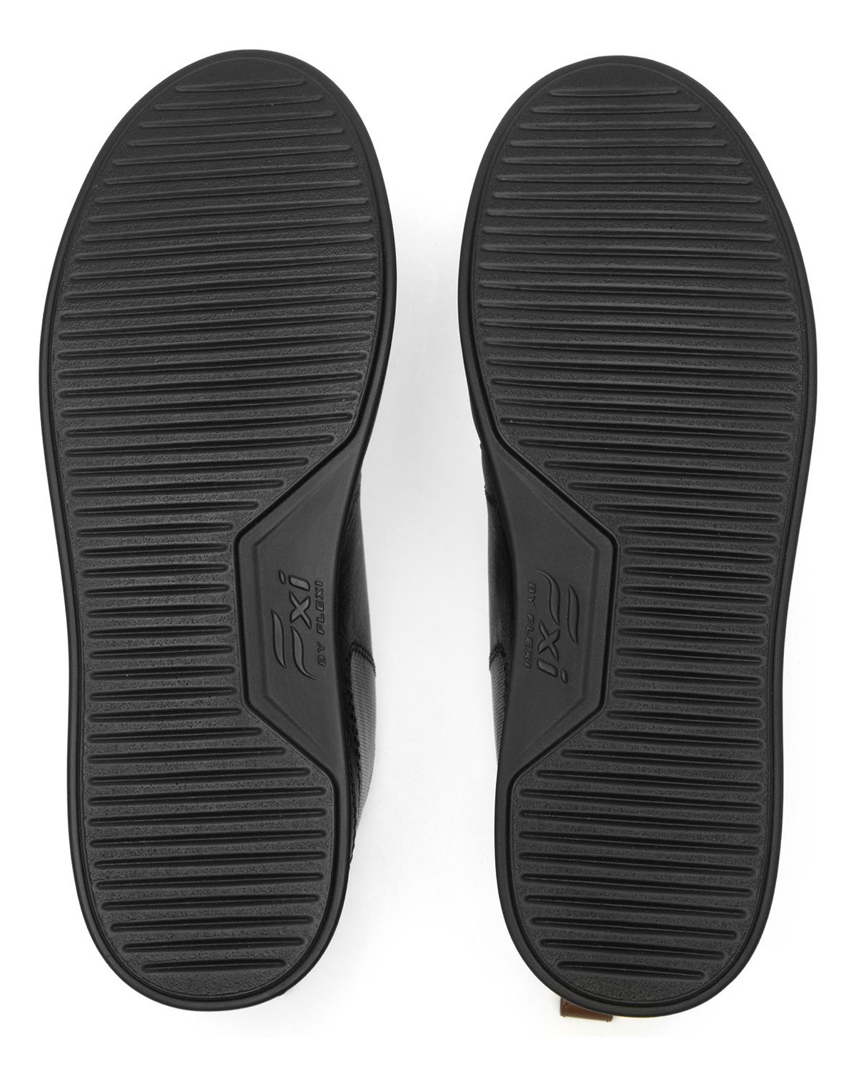 ZAPATILLAS HOMBRE FLEXI CASUALES NEGRO CUERO CRETA 412405 - 6