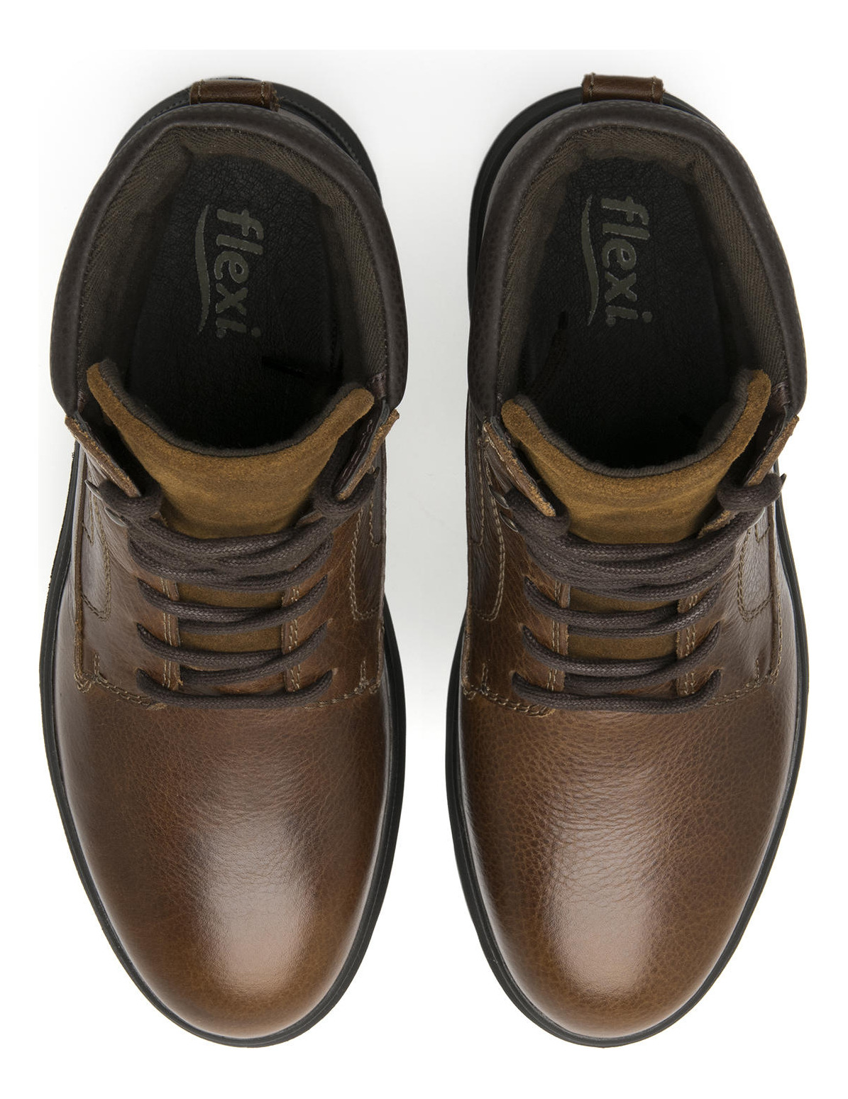 BOTIN FLEXI HOMBRE FABRA 416101 CAFE - 4