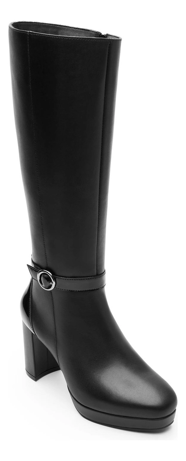 BOTAS MUJER FLEXI CUERO NEGRO FLAVIA 118911 - 2