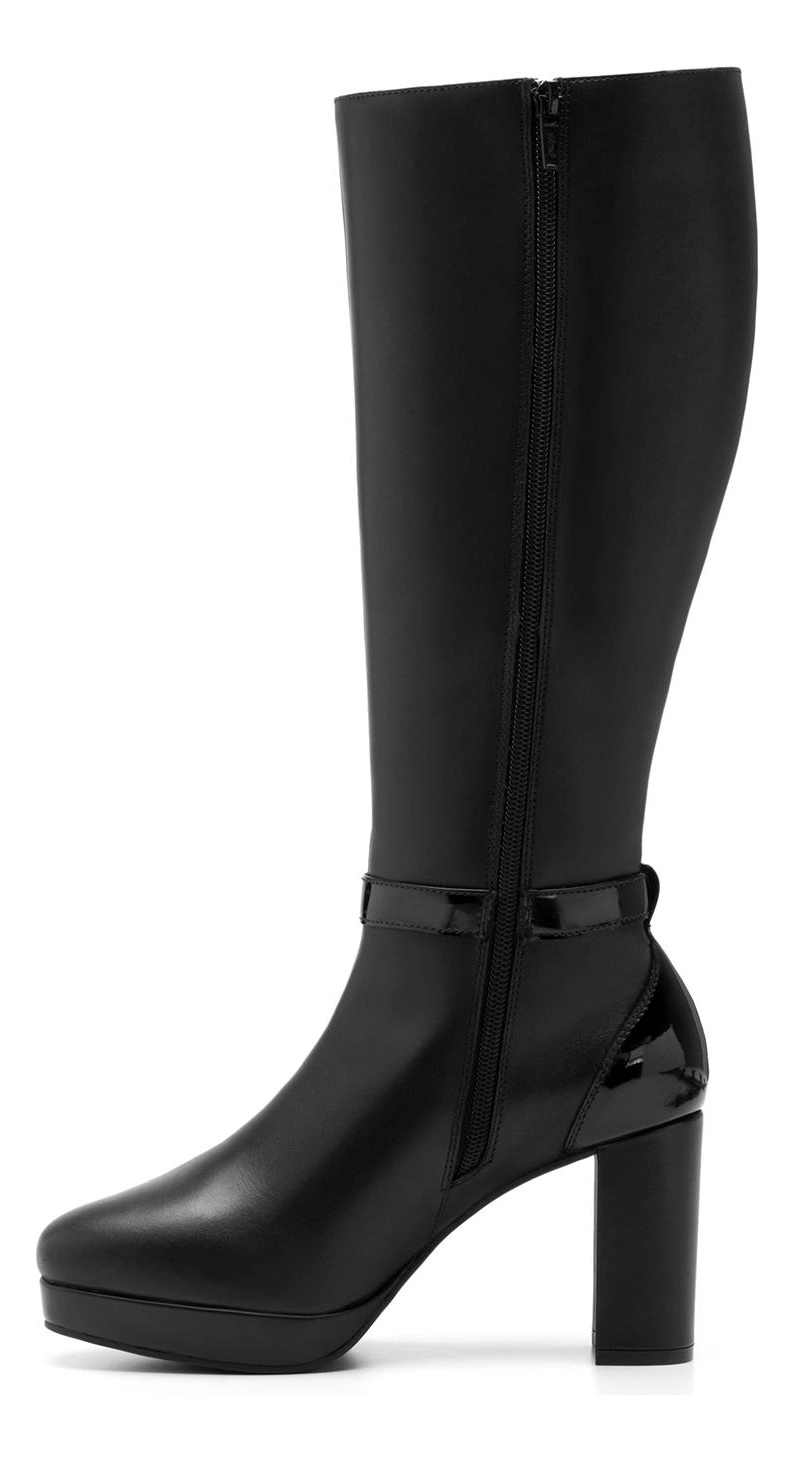 BOTAS MUJER FLEXI CUERO NEGRO FLAVIA 118911 - 3