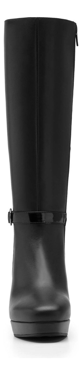 BOTAS MUJER FLEXI CUERO NEGRO FLAVIA 118911 - 4