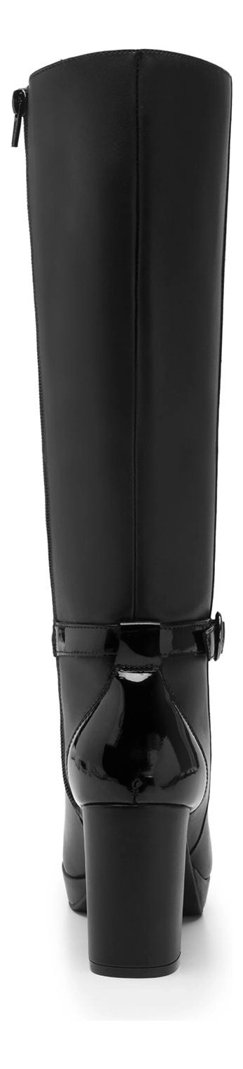 BOTAS MUJER FLEXI CUERO NEGRO FLAVIA 118911 - 5