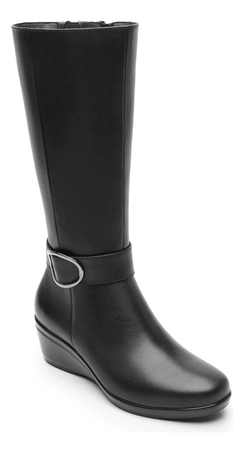 BOTAS MUJER FLEXI CUERO NEGRO YULISA 45231 - 2