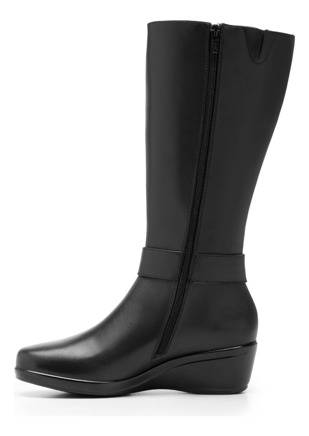 BOTAS MUJER FLEXI CUERO NEGRO YULISA 45231 - 3