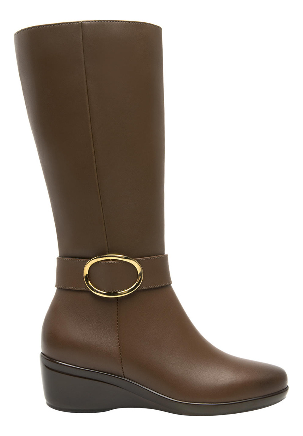 BOTAS MUJER FLEXI CUERO CAFÉ YULISA 45231 - 1