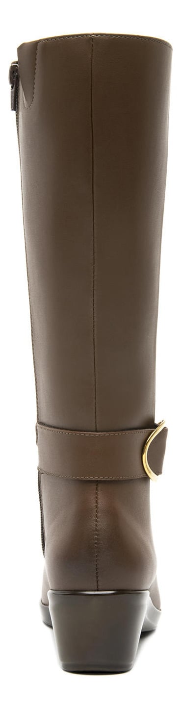 BOTAS MUJER FLEXI CUERO CAFÉ YULISA 45231 - 3