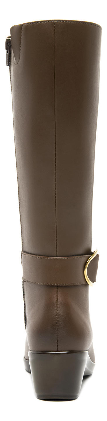 BOTAS MUJER FLEXI CUERO CAFÉ YULISA 45231 - 3