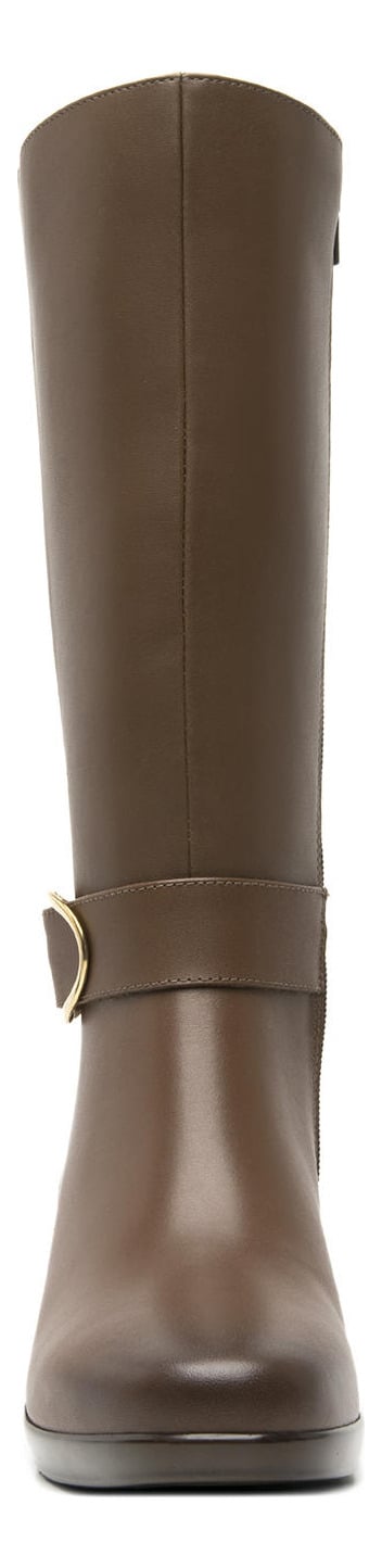 BOTAS MUJER FLEXI CUERO CAFÉ YULISA 45231 - 4