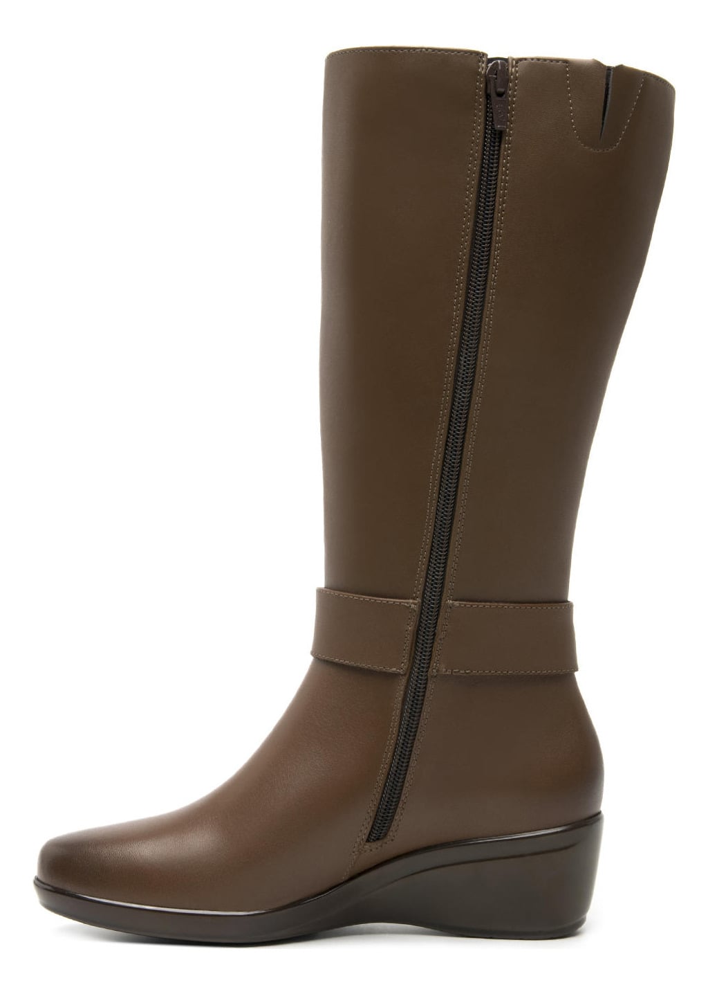 BOTAS MUJER FLEXI CUERO CAFÉ YULISA 45231 - 5