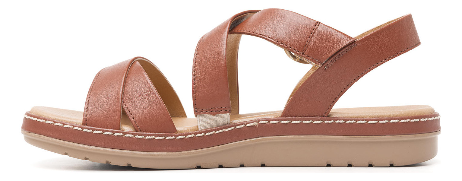SANDALIAS MUJER FLEXI CUERO ROSA TERRACOTA PEONIA 100227 - 4